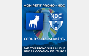 NDC lance sa ligue sur l'application Mon Petit Prono ! 
