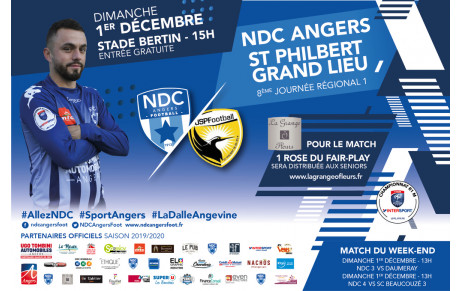 30 novembre/1er décembre : le leader de R1 à Bertin dimanche !