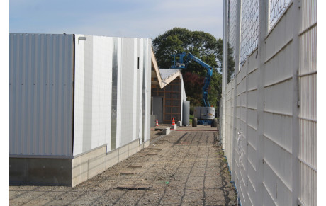 Les nouveaux vestiaires sortis de terre !