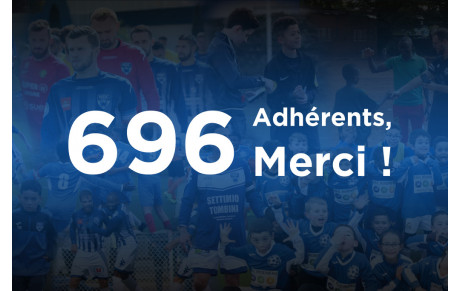 Près de 700 adhérents : Merci de votre fidélité !