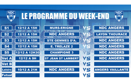 Programme du week-end : De la coupe à Bertin  !	