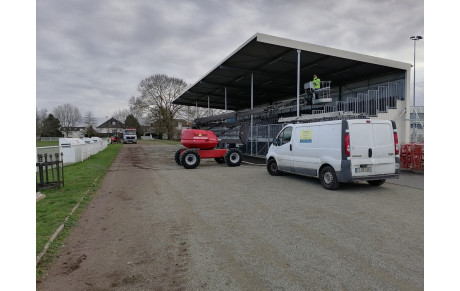 Les travaux d'éclairage de Bertin Honneur lancés
