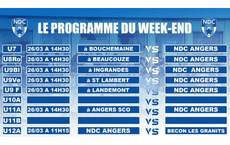 Samedi léger et dimanche de coupe à Bertin ce week-end !