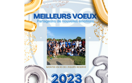 Xavier Baudouin : &quot;Meilleurs voeux 2023 !&quot;
